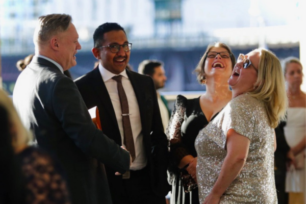 Refugee Ball 2024 - Laughing